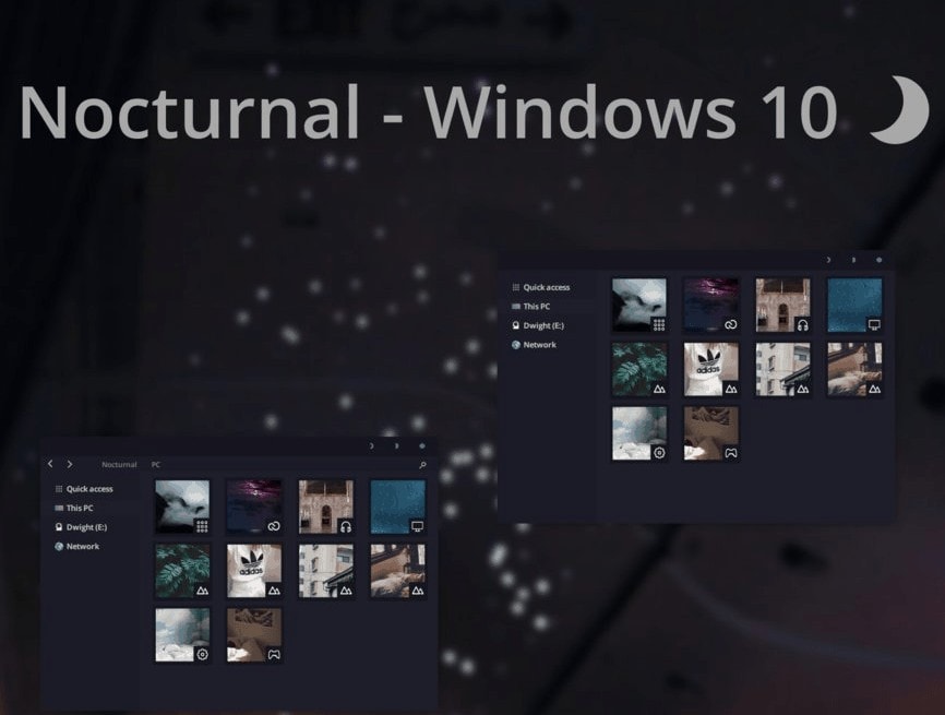 windows 10 dark themes
