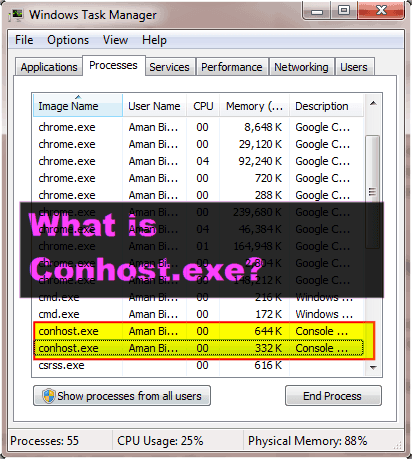 What is Conhost.exe?(All things you need to know about it including its High CPU problem)