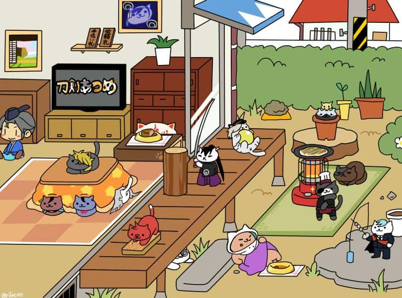 Neko Atsume Kitty Collector cats