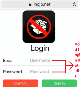 Add Login Details