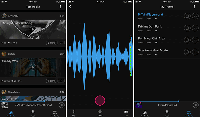 Voloco Karaoke iPhone App Screenshot