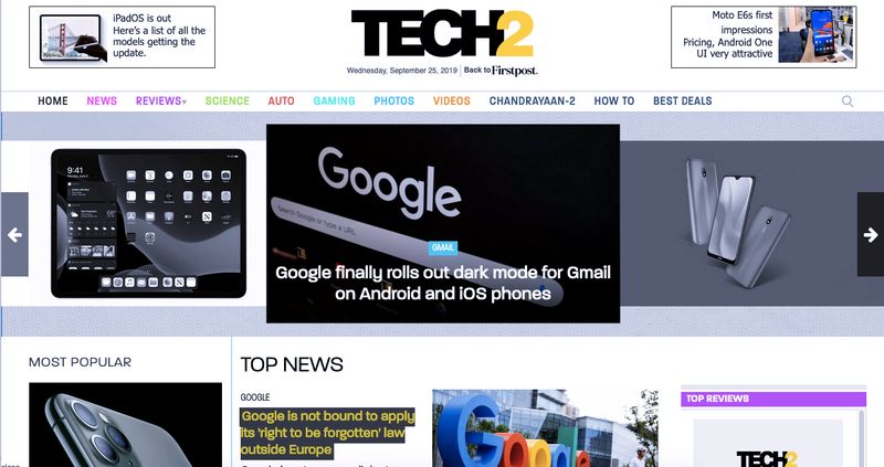Tech 2 Websites