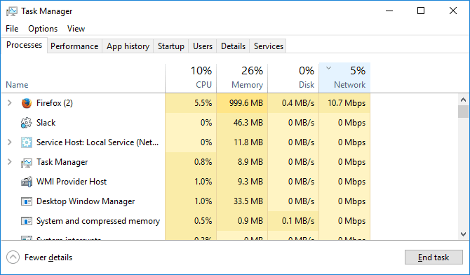 taskbar network windows 10