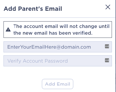 Enter Your Email & Password
