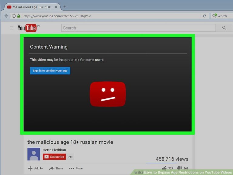 How to Watch Age Restricted Videos on YouTube ?