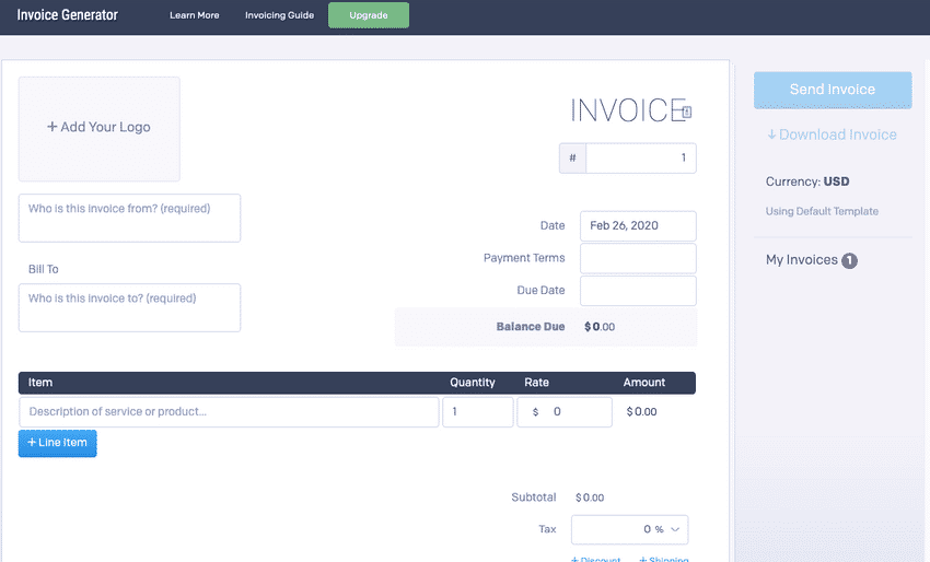 Invoice Generator