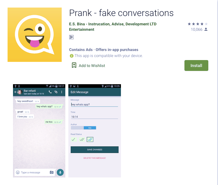 Prank Fake Apps