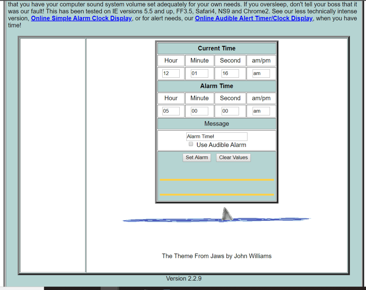 free alarm clock website free alarm clock website